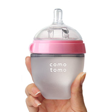 /arcomotomo-natural-feel-baby-bottle-single-pack-pink-white-150-ml